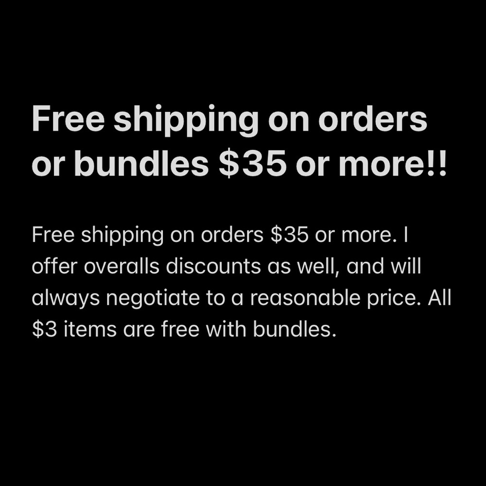 Free shipping $35 or more